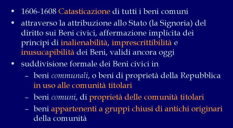 Catasticazioni 1606-1608