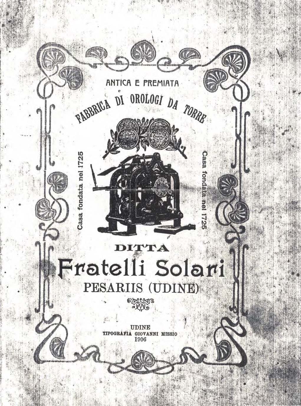 Catalogo Solari 1906